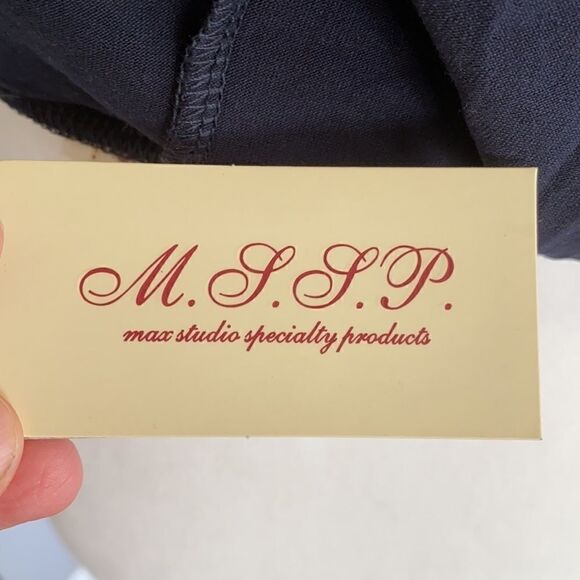 Max Studio | Specialty Products Blue Nicole Dress - Picture 6 of 7